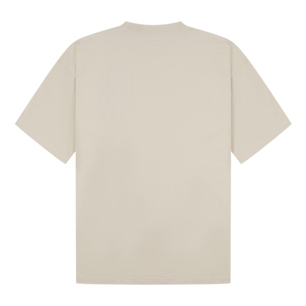 Casual Classics Unisex Vuxen Kammad Ringspunnen Bomull Förlängd Halsringning Stone XS