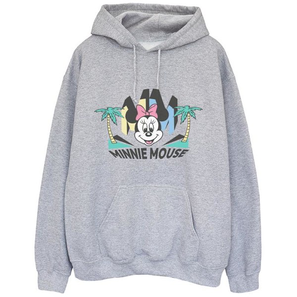 Disney Dam/Kvinnor Minnie MM Palm Hoodie L Sports Grey Sports Grey L