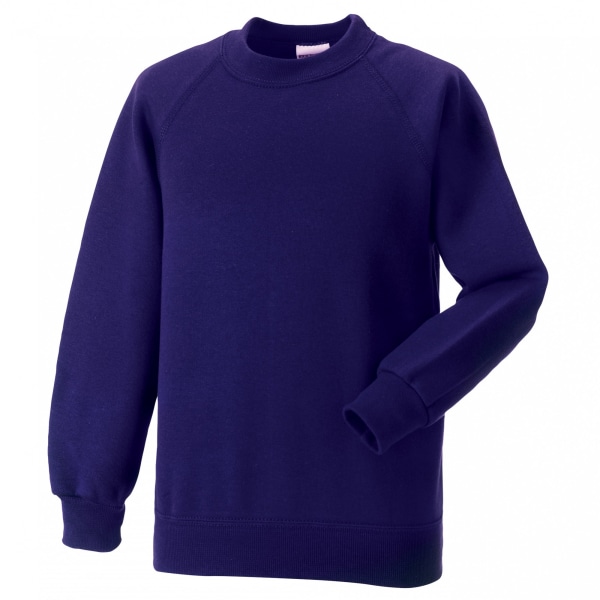 Jerzees Schoolgear Barn Raglanärm Sweatshirt (2-pack) Purple 7-8