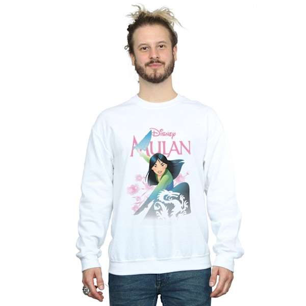 Disney Herr Mulan My Own Hero Sweatshirt M Vit White M