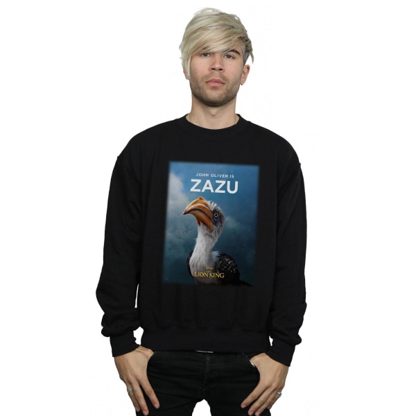 Disney Mens Lejonkungen Film Zazu Poster Sweatshirt M Svart Black M