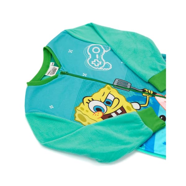 SpongeBob SquarePants Barnkläder/Barn Attack Mode Pyjamas 7-8 Blue/Green 7-8 Years