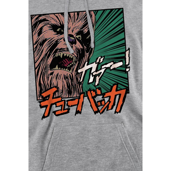 Star Wars Herr Chewbacca Japansk Hoodie XXL Sport Heather Sport Heather XXL