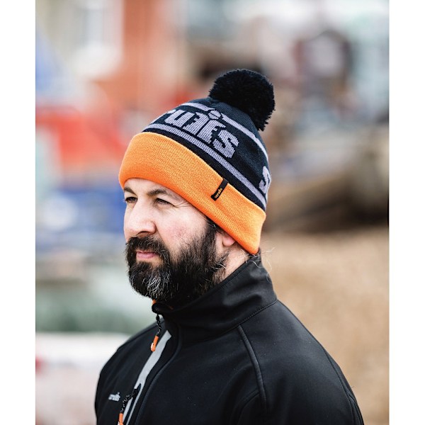 Scruffs Herr Trade Bobble Beanie En Storlek Svart/Orange Black/Orange One Size