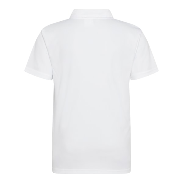 Just Cool Kids Unisex Sports Polo Plain Shirt (2-pack) 5-6 år Arctic White 5-6 Years