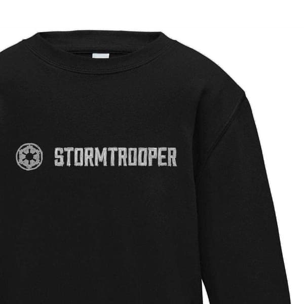 AWD Barn/Kids Stormtrooper Star Wars Tröja 9-10 år Black 9-10 Years