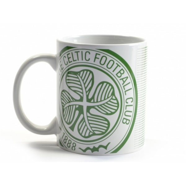 Celtic FC Halftone 0,3 kg Boxad Mugg En Storlek Vit/Grön White/Green One Size