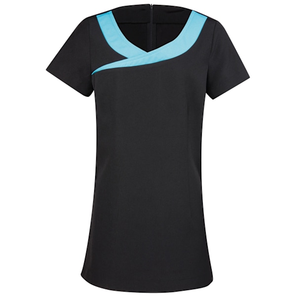 Premier Dam/Dam Ivy Kortärmad Tunika 22 UK Svart/Turkos Black/Turquoise 22 UK