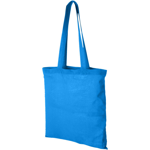 Bullet Carolina Cotton Tote 38 x 42 cm Aqua Blue Aqua Blue 38 x 42 cm