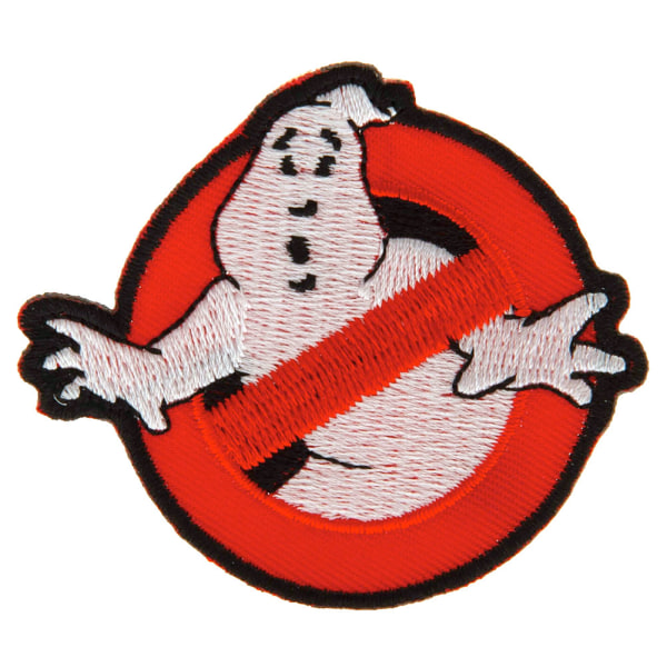 Ghostbusters Iron On Patch One Size Vit/Röd White/Red One Size