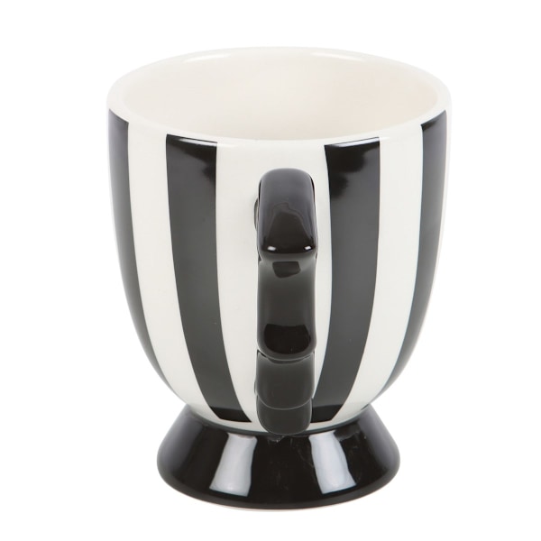 Something Different Randig Fladdermusvinge Tekopp One Size Svart/Vit Black/White One Size
