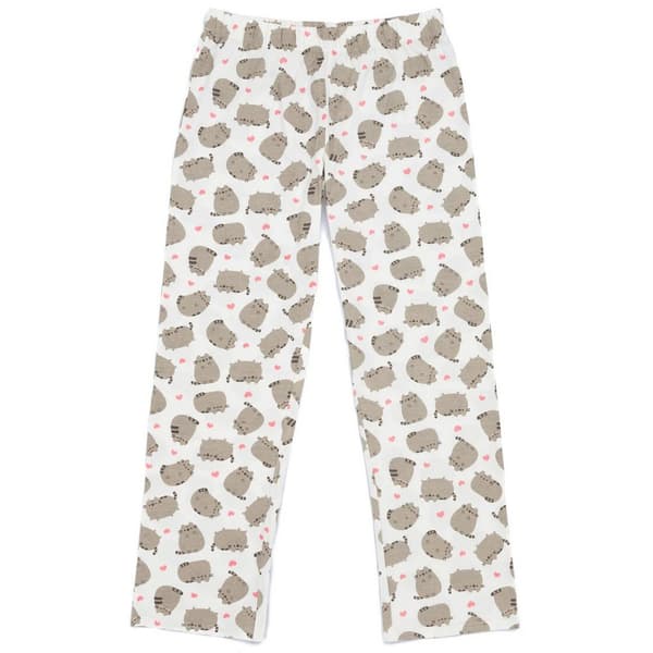 Pusheen Dam/Dam Nah Lång Pyjamas Set M Vit/Grå White/Grey M