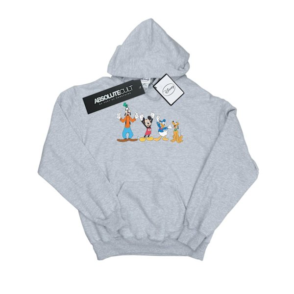 Disney Herr Mickey Mouse Friends Hoodie L Sports Grey Sports Grey L