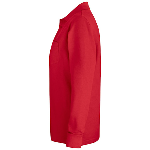 Clique Unisex Vuxen Enfärgad Långärmad Poloshirt XS Röd Red XS