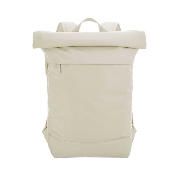 Bagbase Simplicity Roll Top Ryggsäck En Storlek Beige Beige One Size