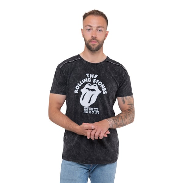 The Rolling Stones Unisex Adult New York City 75 T-Shirt S Svart Black S