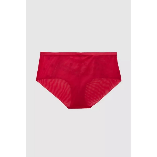 Underbara kvinnor/damer fläckiga broderade midi-shorts 18 UK Hot Hot Pink 18 UK
