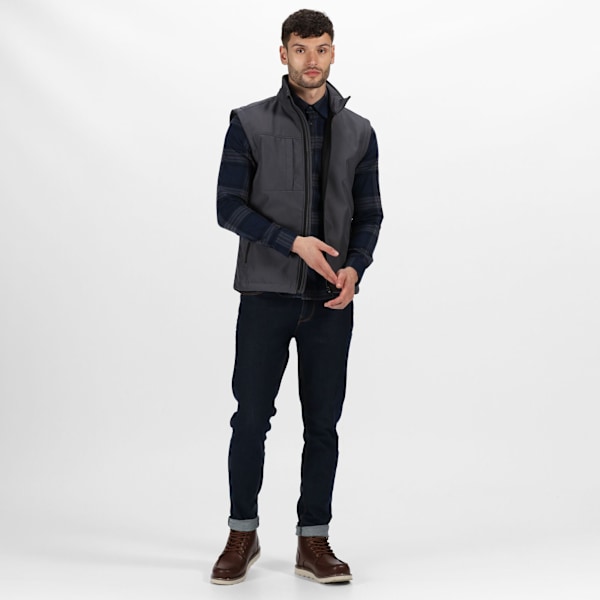 Regatta Professional Herr Softshell 3-Lagers Kroppsvärmare XXL Sea Seal Grey XXL