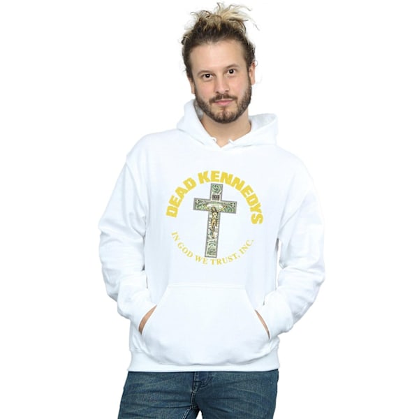 Dead Kennedys Mens In God We Trust Hoodie M Vit White M