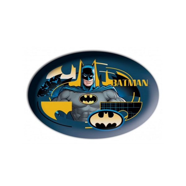Batmanformad fylld kudde 40cm x 29cm Blå/Gul Blue/Yellow 40cm x 29cm