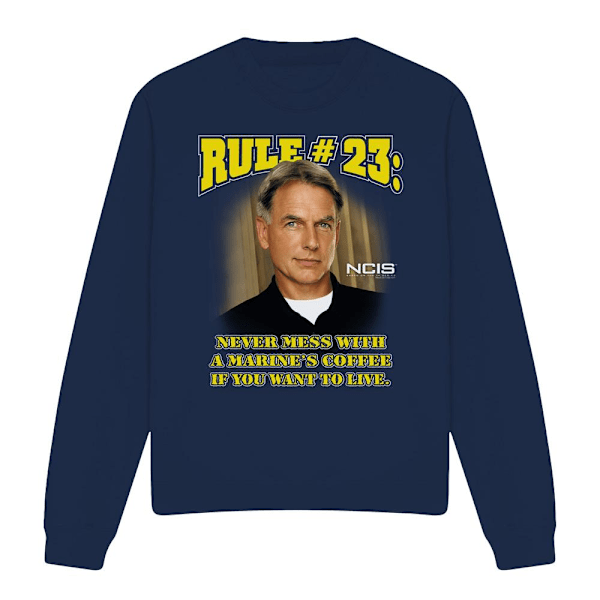 NCIS Unisex Vuxen Rule 23 Sweatshirt S Marinblå Navy S