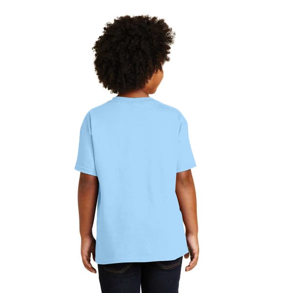 Gildan Barn/Barn Plain Bomull T-shirt 2 År Ljus Light Blue 2 Years