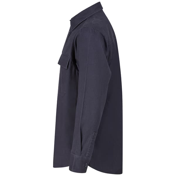Front Row Herr Bomull Drill Overshirt XL Marinblå Navy XL