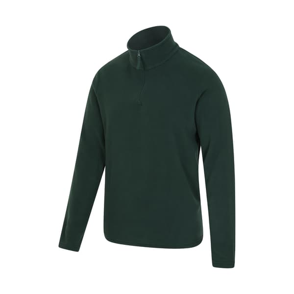 Mountain Warehouse Herr Camber II Half Zip Fleecetröja S Mörkgrå Dark Green S