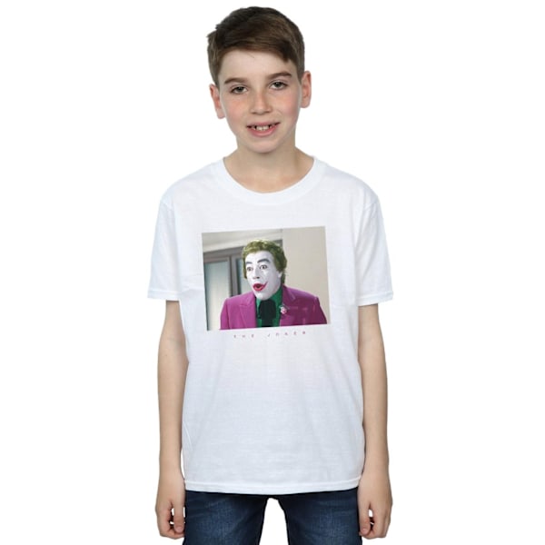 DC Comics Boys Batman TV-serie Joker Foto T-shirt 12-13 White 12-13 Years