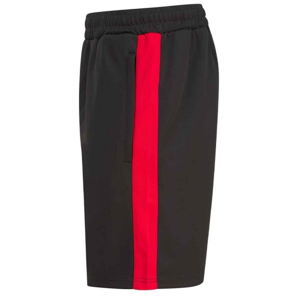 Finden & Hales Knitted Shorts för män 3XL Svart/Röd Black/Red 3XL