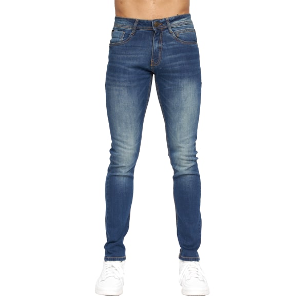 Duck and Cover Herr Maylead Slim Jeans 32R Tonad Blå Tinted Blue 32R
