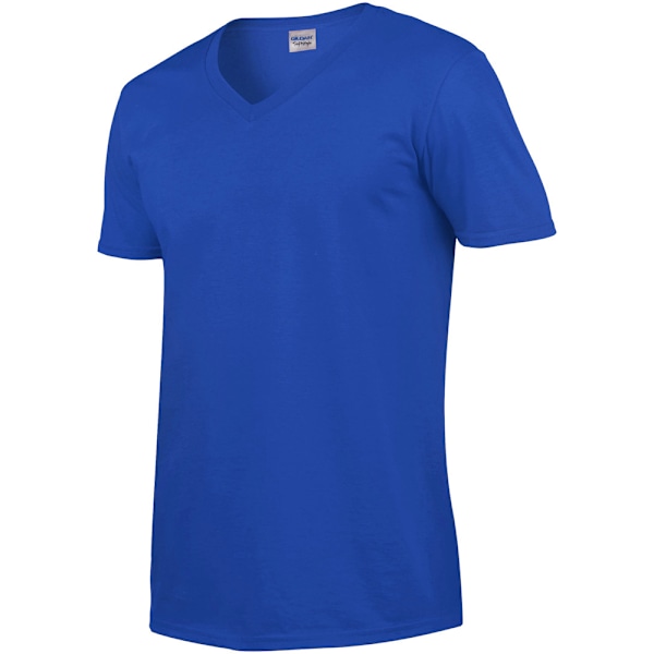 Gildan Soft Style V-halsad kortärmad T-shirt L Royal Royal L