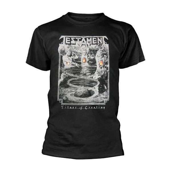 Testament Unisex Adult Titans Of Creation Europe 2020 Tour T-Sh Black/Grey L