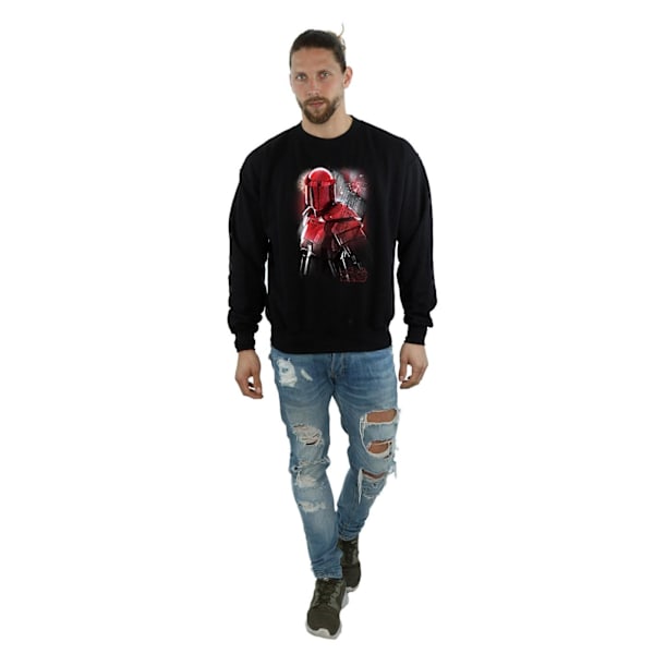 Star Wars The Last Jedi Praetorian Guard Borstad Sweatshirt för män Black 3XL