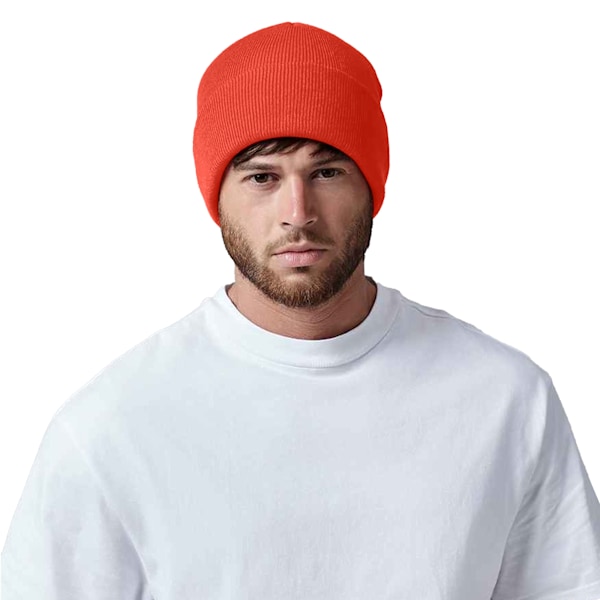 Beechfield Unisex Original Cuffed Beanie Vintermössa En Storlek Fi Fire Red One Size