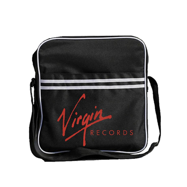 RockSax Virgin Records Zip Top Messenger Bag One Size Svart/Vit Black/White/Red One Size