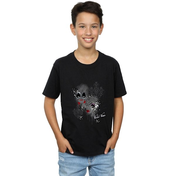 Disney Boys Villains Wicked Women T-shirt 5-6 år Svart Black 5-6 Years