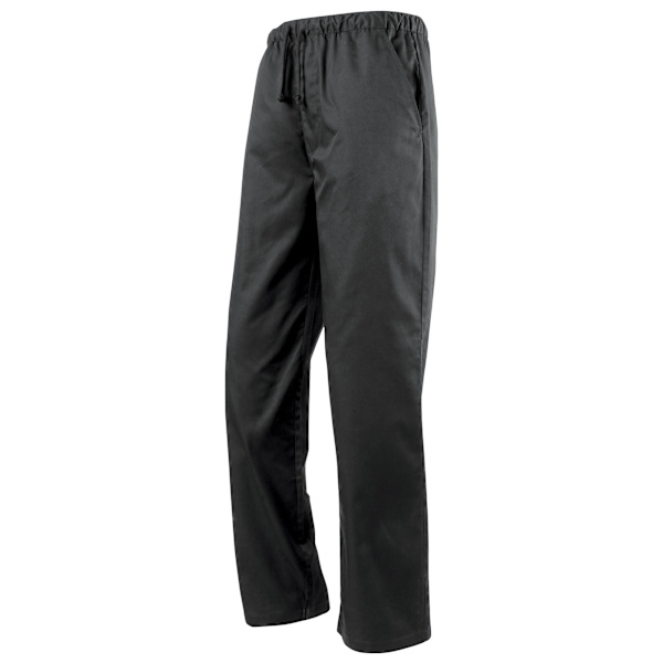 Premier Essential Unisex Kockbyxor / Catering Arbetskläder (Pac Black 4XL