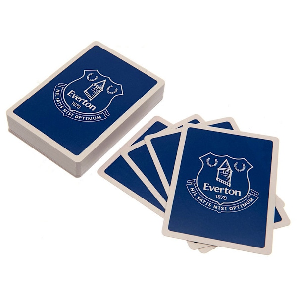 Everton FC Crest Spelkortlek En Storlek Blå/Vit Blue/White One Size