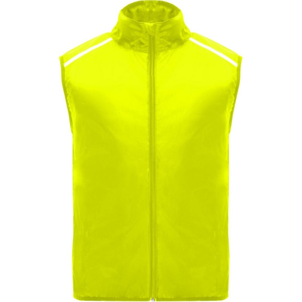 Roly Unisex Adult Jannu Lättviktig Löparväst L Fluro Fluro Yellow L