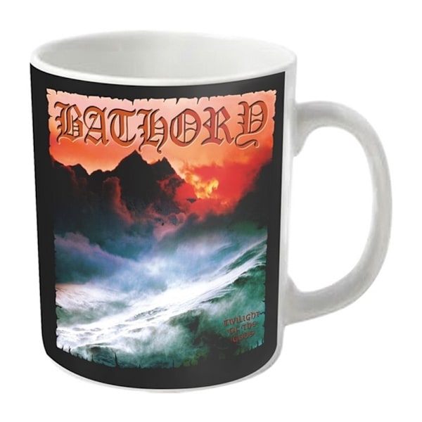 Bathory Twilight Of The Gods Mugg En Storlek Vit White One Size
