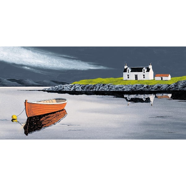 Anthony Barber Silver Light - Lewis Canvas Print 50cm x 100cm G Grey/Green 50cm x 100cm