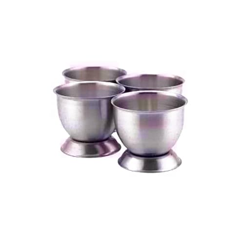 Zodiac Footed Egg Cups (Set Om 4) One Size Silver Silver One Size