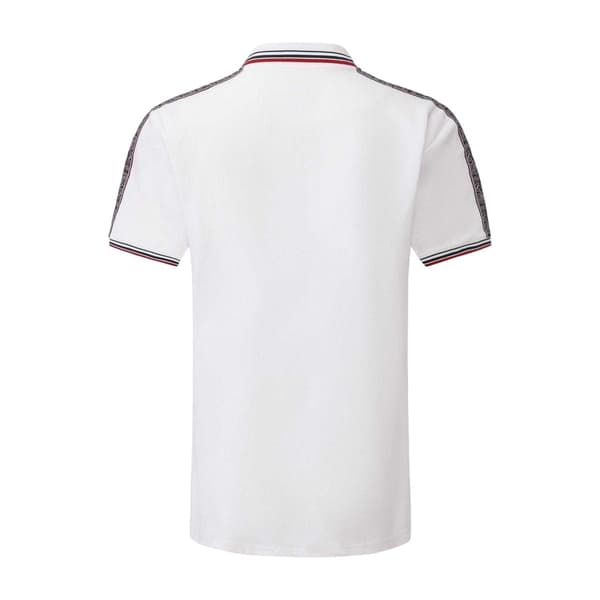 Pretty Green Herr Logobandad Pikétröja L Vit White L