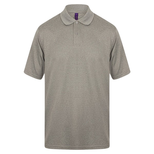 Henbury Coolplus® Pique Poloskjorta L Heather Grey för män Heather Grey L