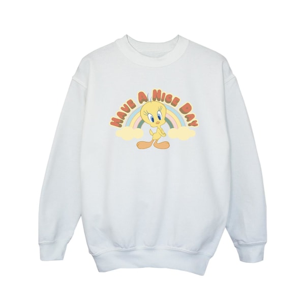 Looney Tunes Girls Have A Nice Day Sweatshirt 12-13 År Vit White 12-13 Years