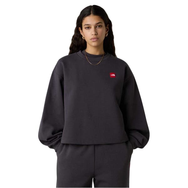 The North Face Dam Box Logo Relaxed Fit Sweatshirt 8 Obsidian Black 8 UK