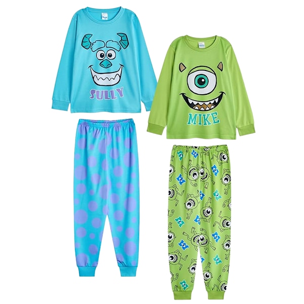 Monsters Inc Pojkar Mike & Sulley Långärmad Lång Pyjamas Set (P Multicoloured 5-6 Years