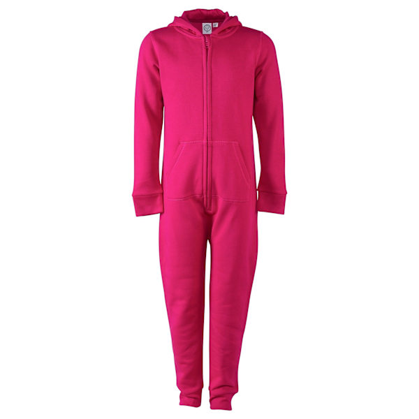 Skinnifit Minni Barn/Barn Zip Up All-In-One 3/4 År Fuchsia Fuchsia 3/4 Years