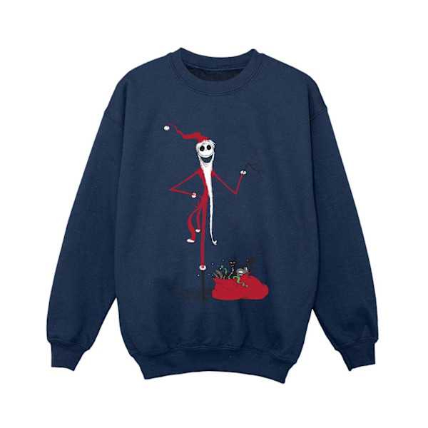 The Nightmare Before Christmas Pojkar Julpresenter Sweatshirt Navy Blue 7-8 Years